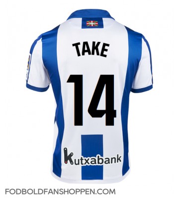 Real Sociedad Takefusa Kubo #14 Hjemmebanetrøje 2024-25 Kortærmet